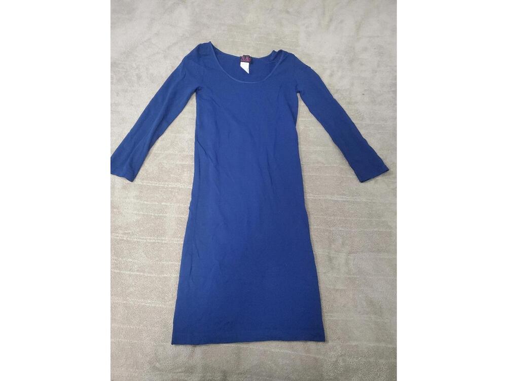 Hot Miami Style Blue Long Sleeve Bodycon Dress